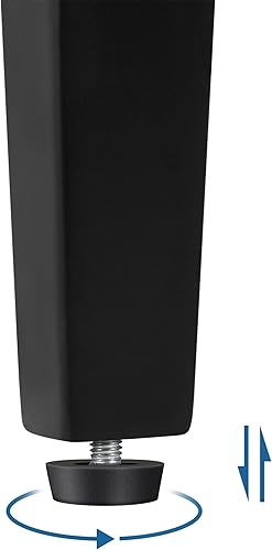 Miniatura 9 de Yaheetech Sillón moderno, silla decorativa de mediados de siglo con patas de madera resistentes y respaldo alto para espacios pequeños, sofá Azul