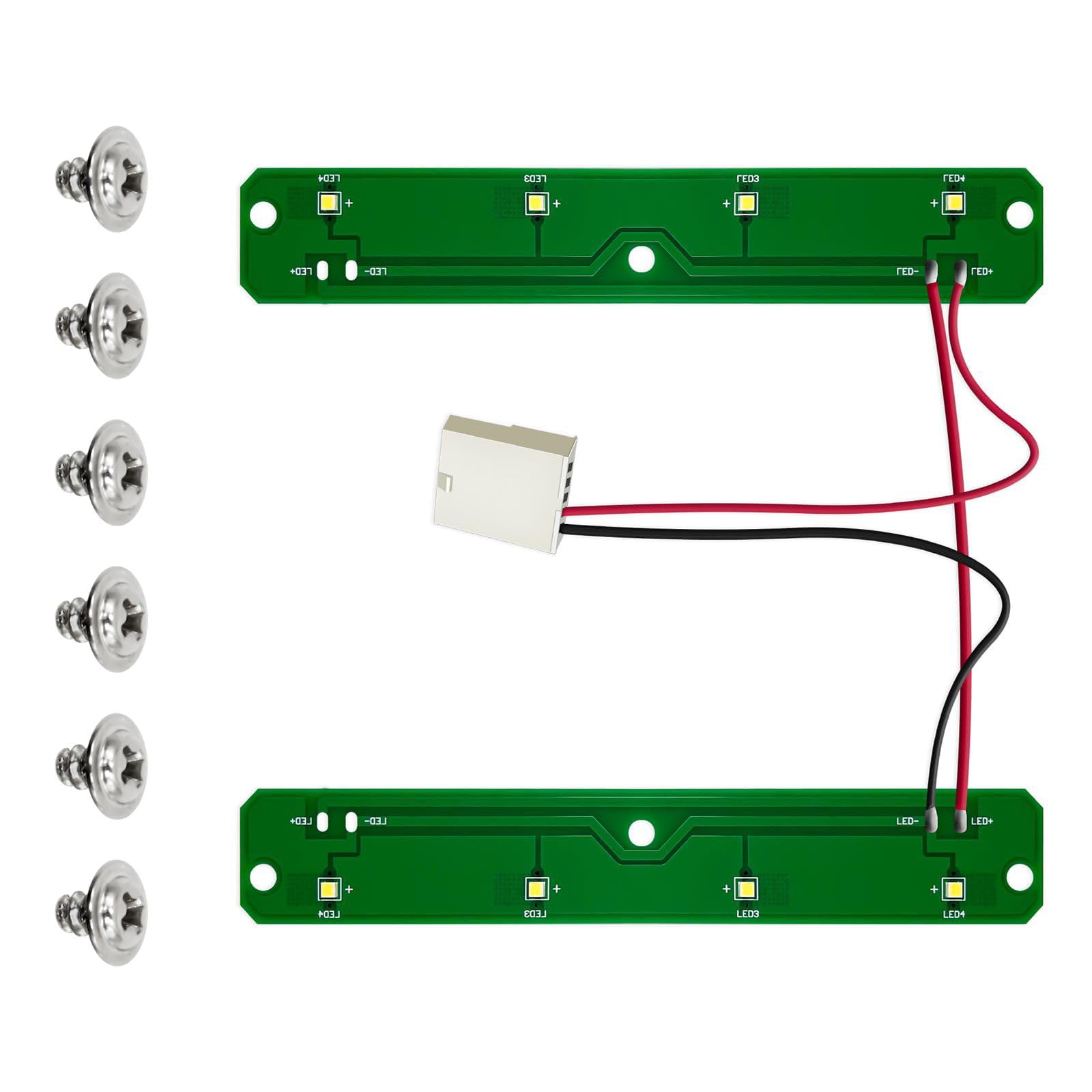 Tsophreniq Fridge LED Light Board Replacement W11527432 W11387579 W11333374 W11042554 Low Power Consumption Long Lasting LED Light for Twist Refrigerator