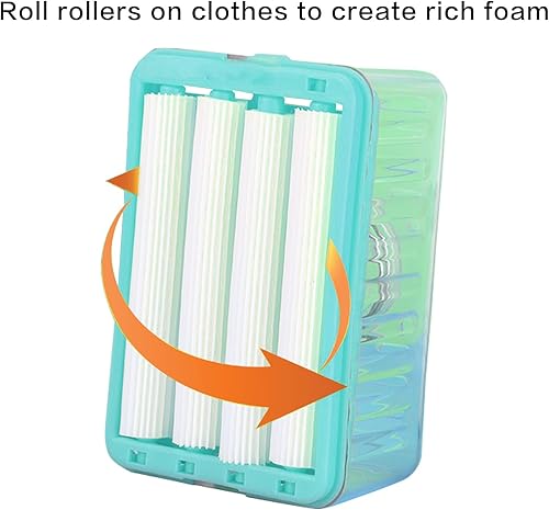 Miniatura 8 de Tabla de lavado, tabla de lavar para lavar a mano la ropa, tabla de limpieza de plástico para el hogar con soporte portátil (A-rosa claro)