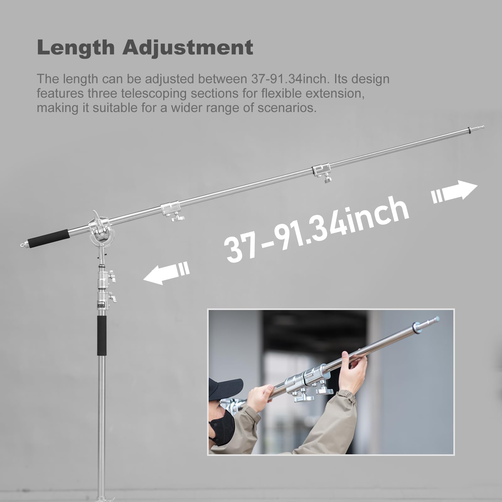 Amazon.com : AMBITFUL MF-01 Metal Heavy Stainless Cross Arm Steel