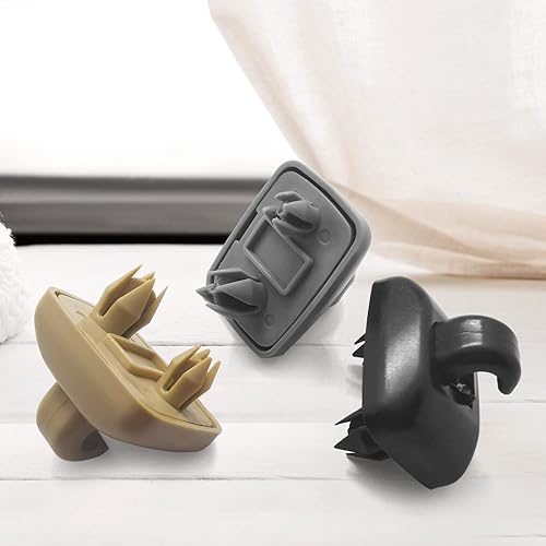 Miniatura 6 de 2 clips interiores para visera solar, gancho mejorado para visera de automóvil, compatible con Audi A1 A3 A4 A5 Q3 Q5 S3 S4 S5 TT, OEM 8U0857562A