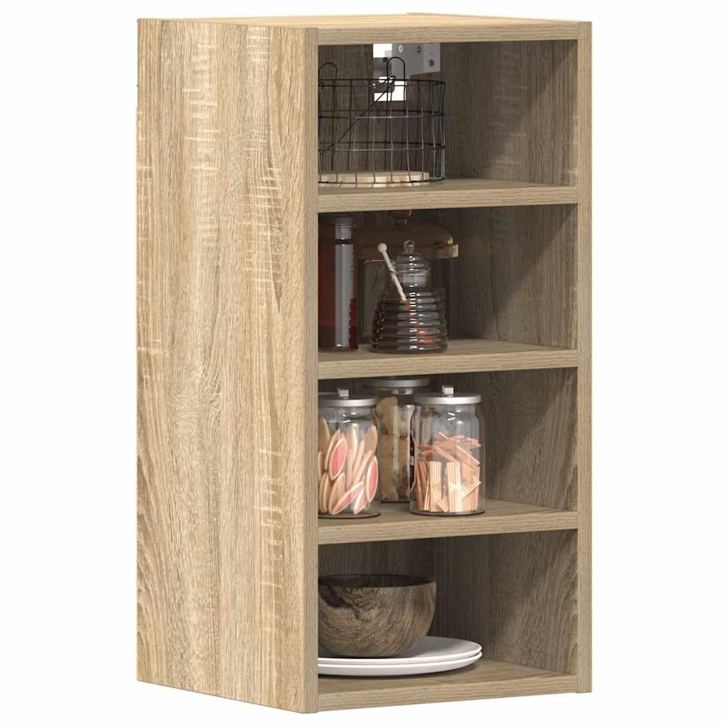 vidaXL Hängeschrank Riga Sonoma-Eiche 30x29,5x60 cm Holzwerkstoff, Küchenschrank, Gastronomieschrank, Gastro Möbel, Aufbewahrungsschrank