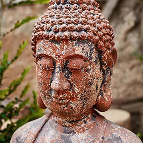 Estatua de Buda para Decoración en Casa 16.2 pulg miniatura 6