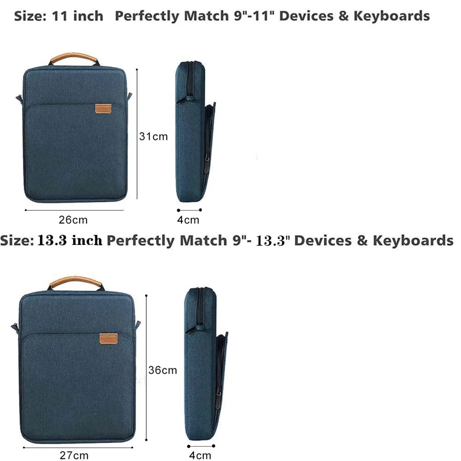 Funda De Tableta Funda for Tableta for Tableta de 10,9 y 10,2 Pulgadas, Funda Protectora a Prueba de Golpes para Tablet(Blue,For 9-11 Inch)