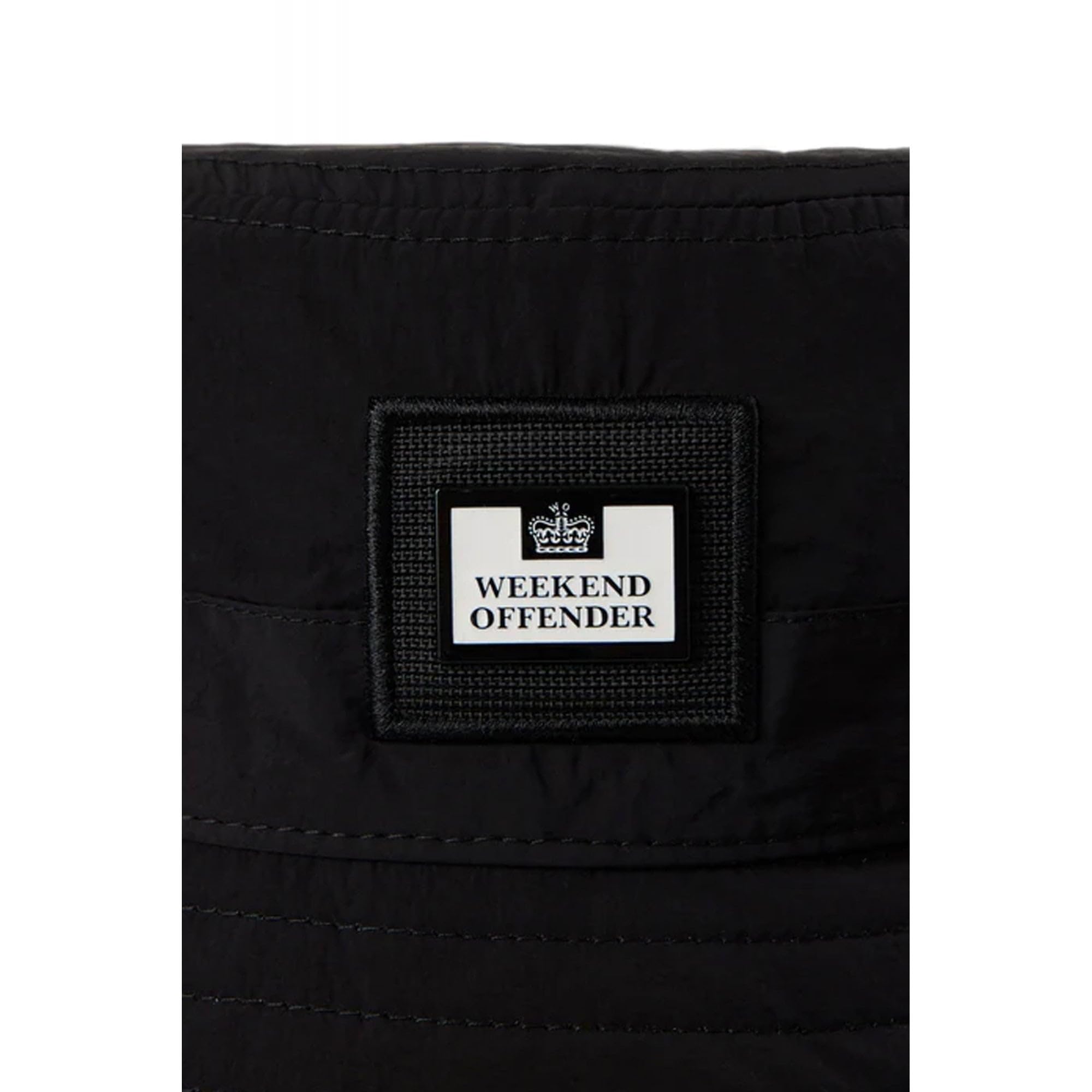 Weekend Offender 2201 Cappello da pescatore in nylon con distintivo in metallo goffrato lungo spiaggia