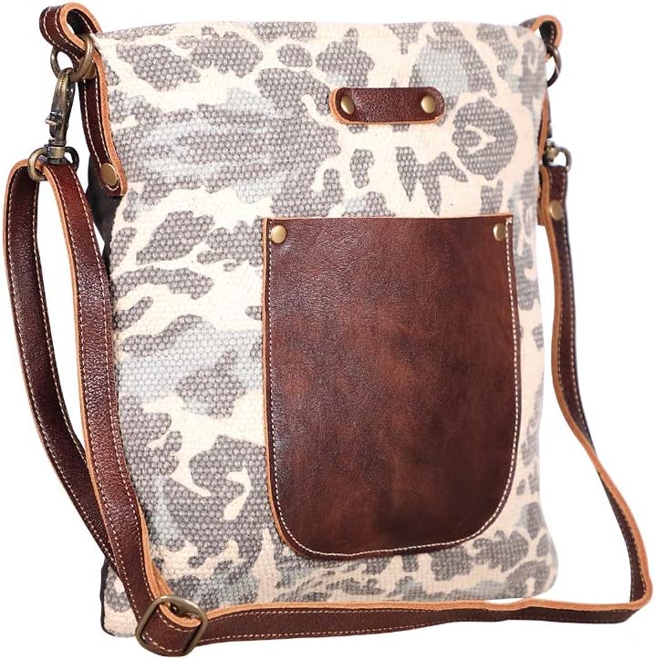 Myra Bag Boho Fabric Bags for Women - Canvas, Leather, and Rug Bags, Womens Purse for Work, College, Travel, Everyday Use