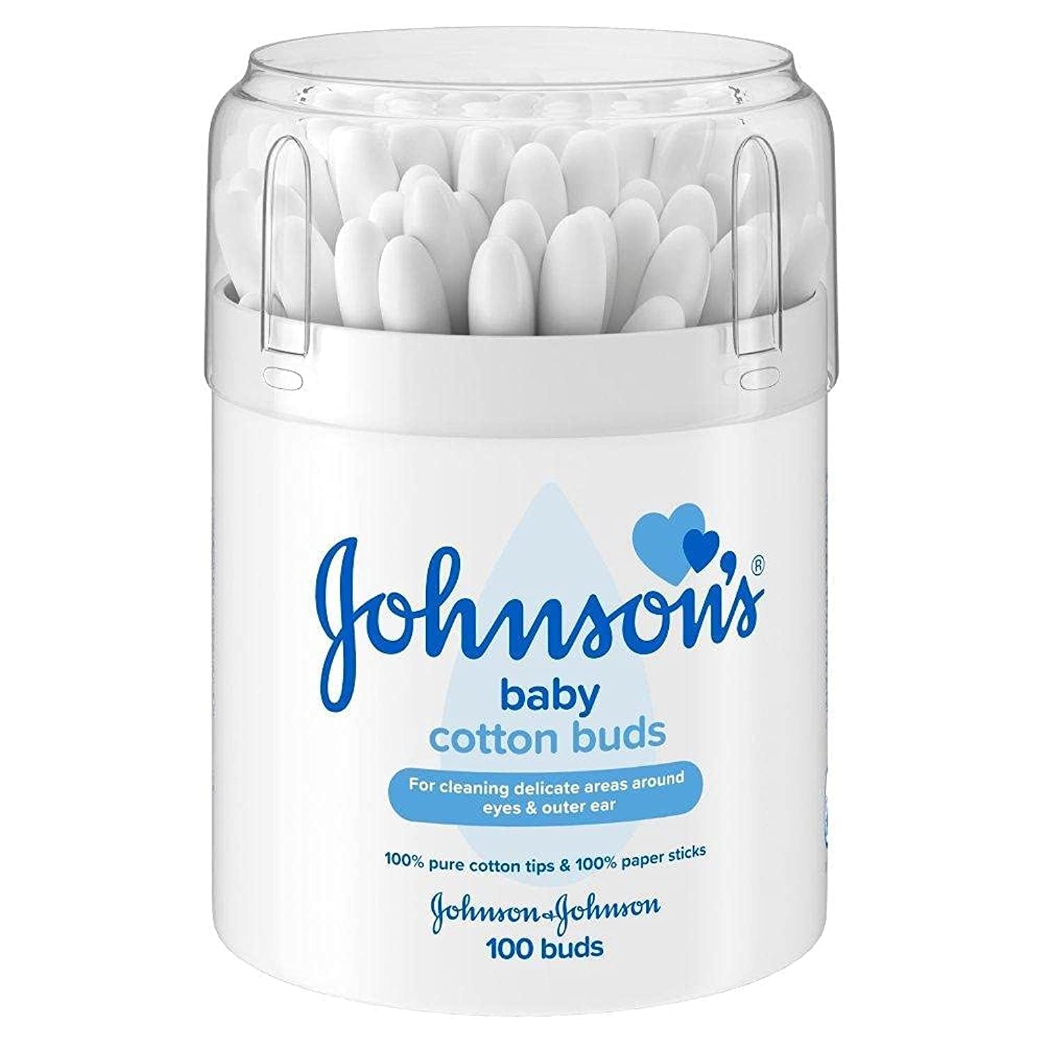 Baby Cotton Buds (100 x Pack of 6) Only 100% Pure Cotton