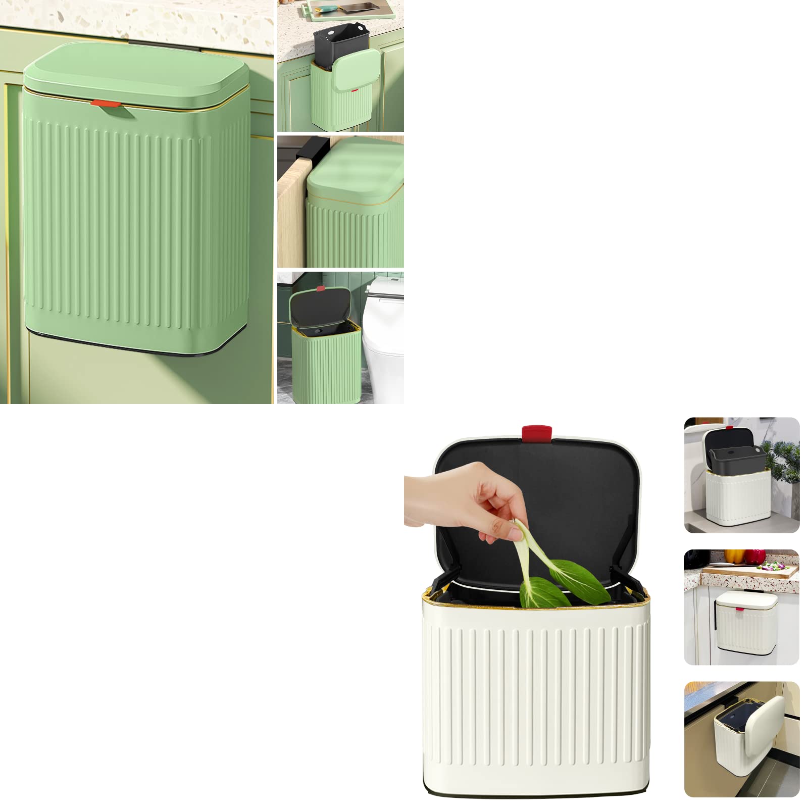 GloDealsTrash can 1.05 Gal +2.1 Gal