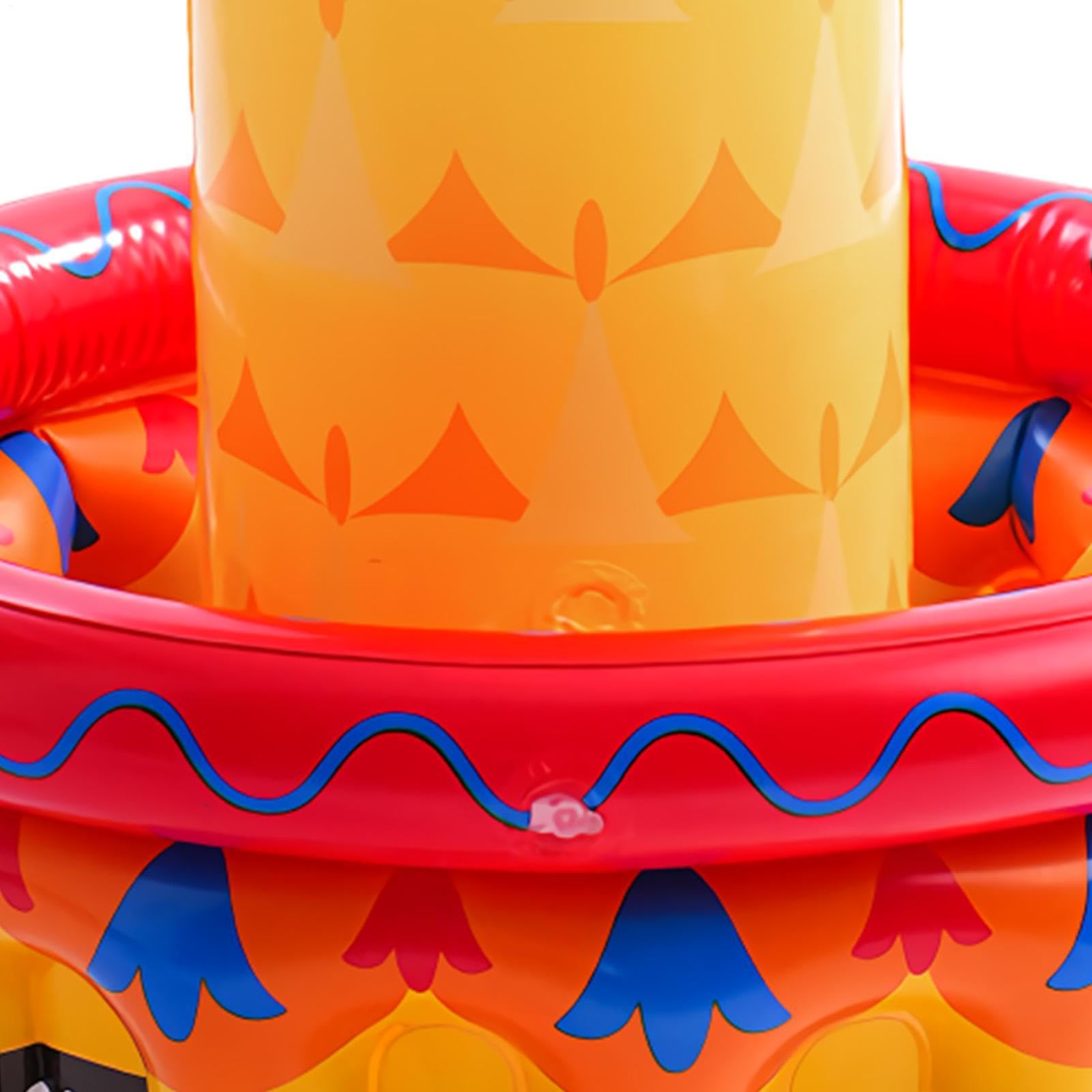Enfriador de Bebidas Inflable Bar Portátil Hinchable de Piña Hawaiana