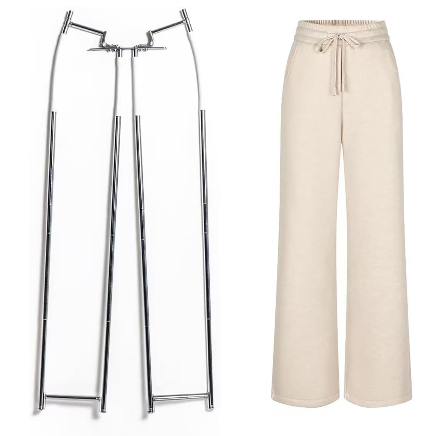 Adjustable Telescopic Mannequin Hanger, Invisible Clothing Holder for Kids and Adults, for Photoshoot and Display