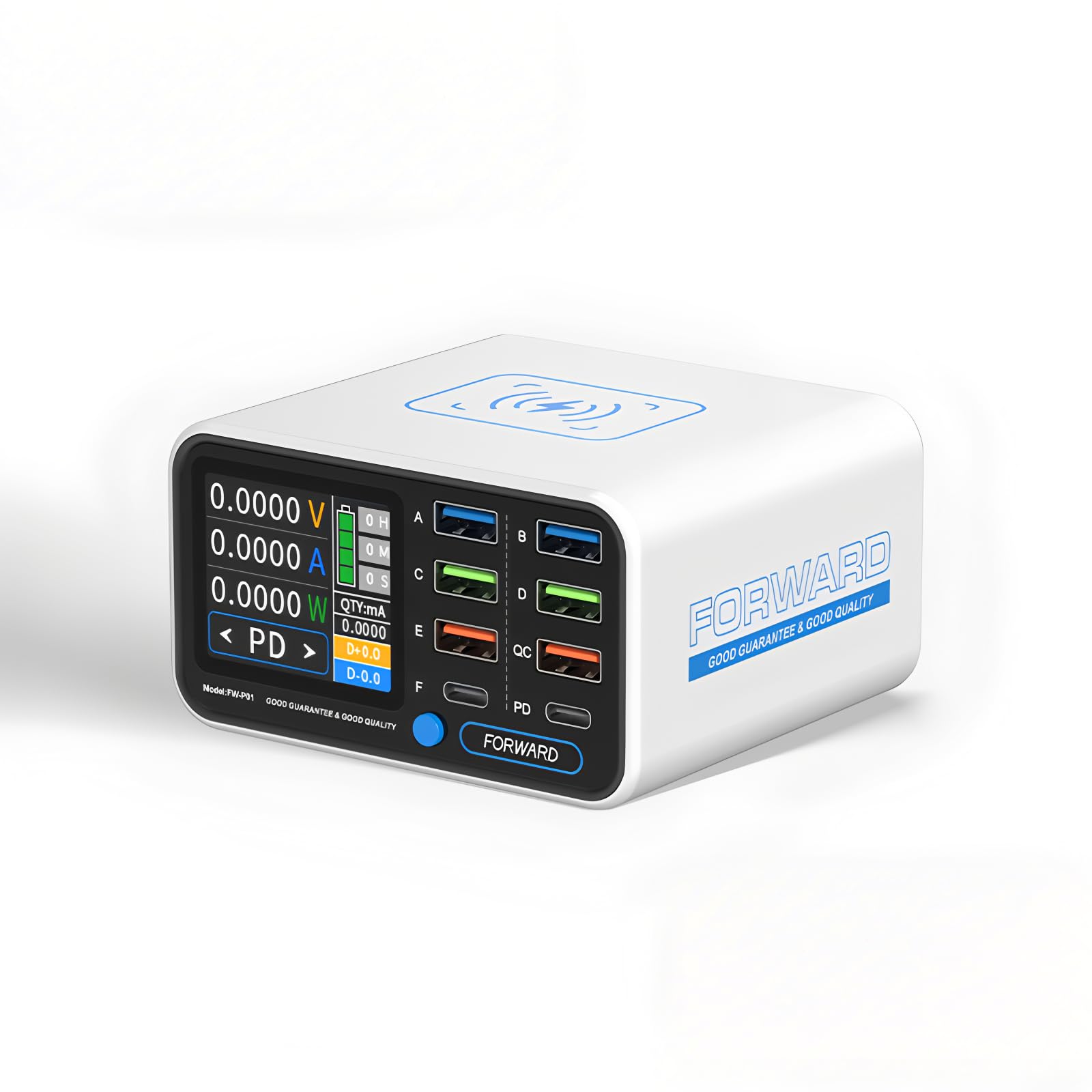 Forward FW-P01 65 W Multi-Port Smart Fast Charger z 8 portami USB