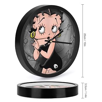 【USA製】Betty Boop ベティブープ　 ウォールクロック　壁掛け時計 WALL CLOCK 壁掛け 時計 BETTY BOOP ベティ - 新潟のアメリカン
