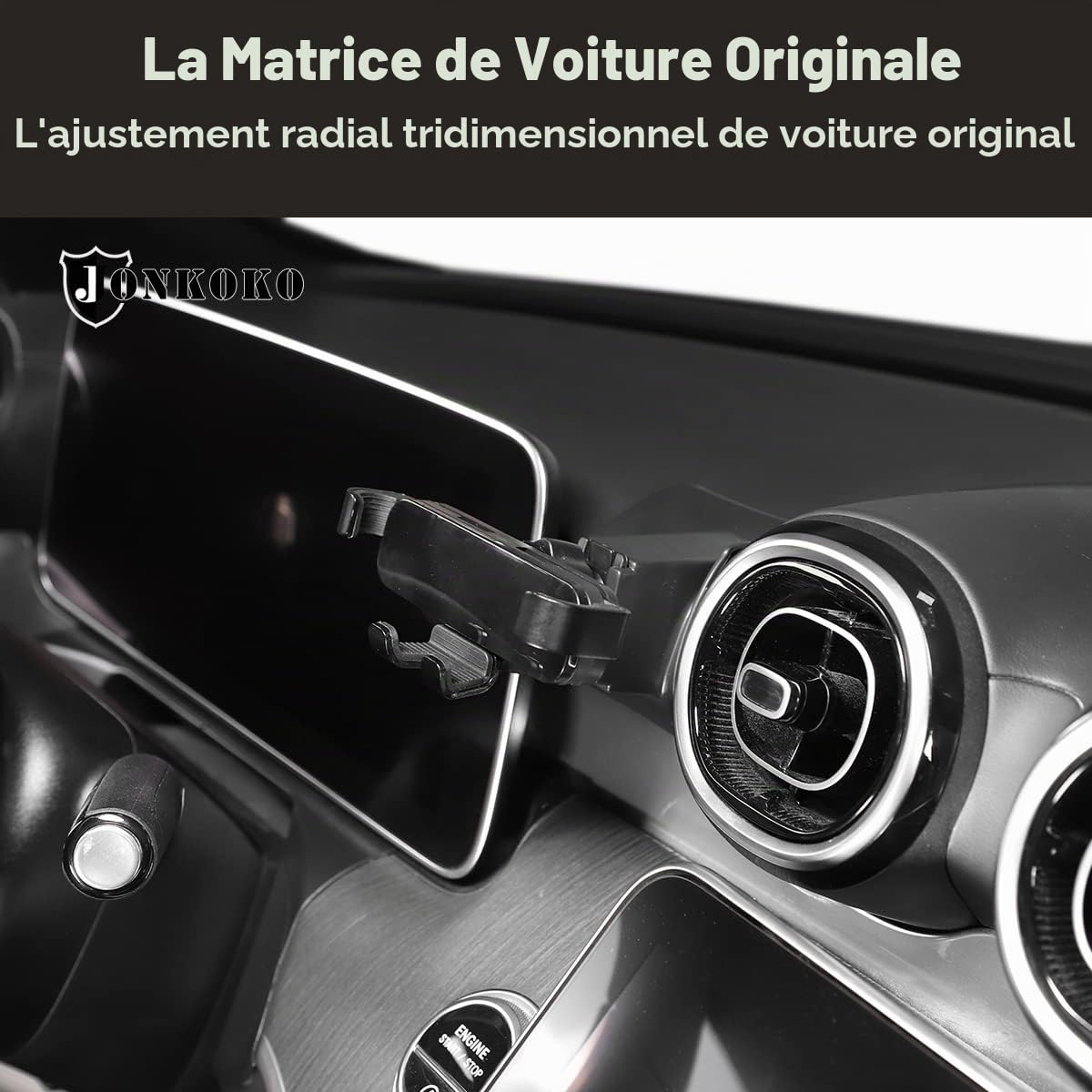 Support de téléphone de voiture pour Benz Classe C W206 2022 - Accessoire de revêtement de téléphone portable