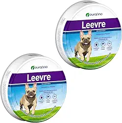 Coleira Leevre Ourofino 48cm Roxa Antipulgas E Carrapatos E Protege Contra Leishmaniose 02 Unidades
