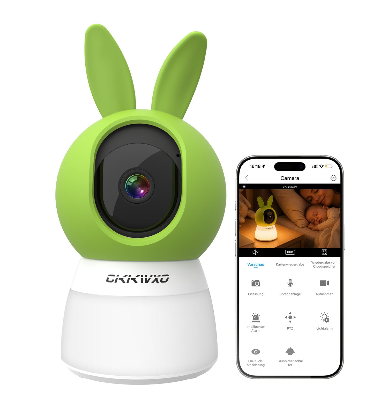 2K Überwachungskamera Innen, 2.4/5Ghz WLAN Kamera Überwachung | 360 Grad Kamera mit Nachtsicht, Bewegungserkennung, Auto-Tracking, Privatmodus, Nachtlichtfunktion für Baby Monitor
