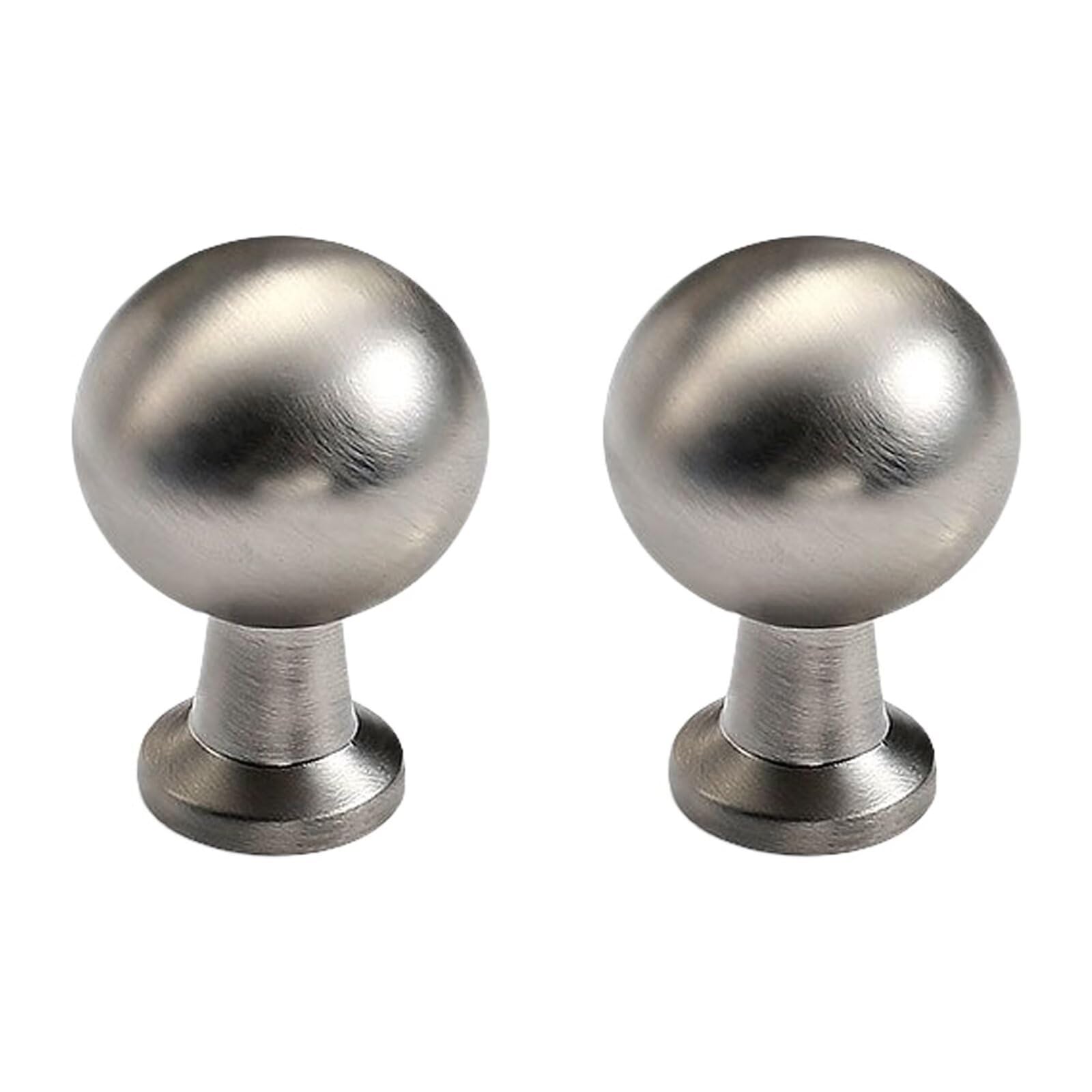 TYYCKJ 2 Pack Cabinet Handles Zinc Alloy Drawer Pulls Kitchen Door Handle and Single Hole Knobs Bathroom Bedroom Cupboard Closet Furniture Knob Dresser Office Decoration Pull