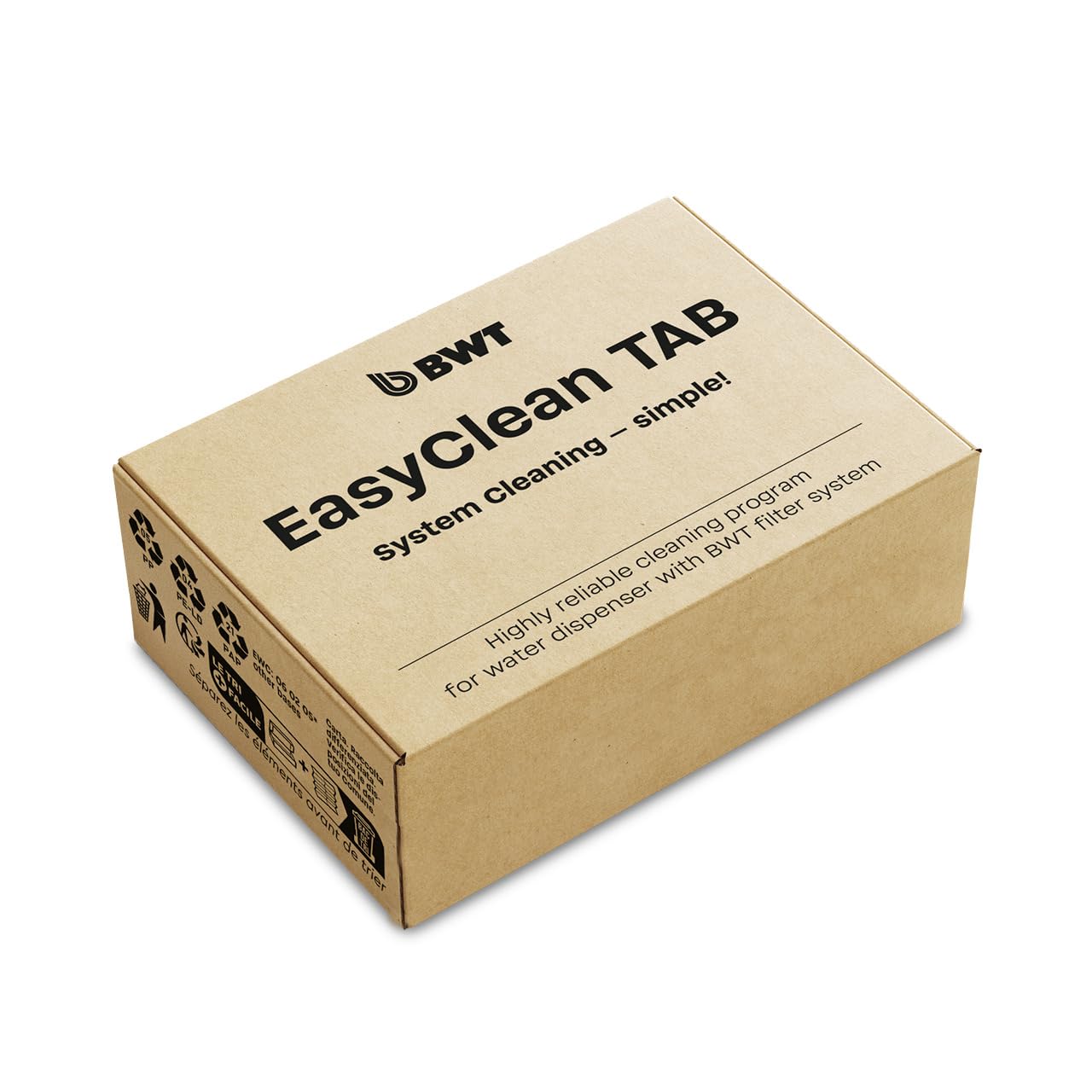 Blanco BWT EasyCare Tab, pasuje do napojów, napojów gazowanych i CHOICE,all, do zintegrowanego programu czyszczenia czystej i nadającej się do picia wody pitnej