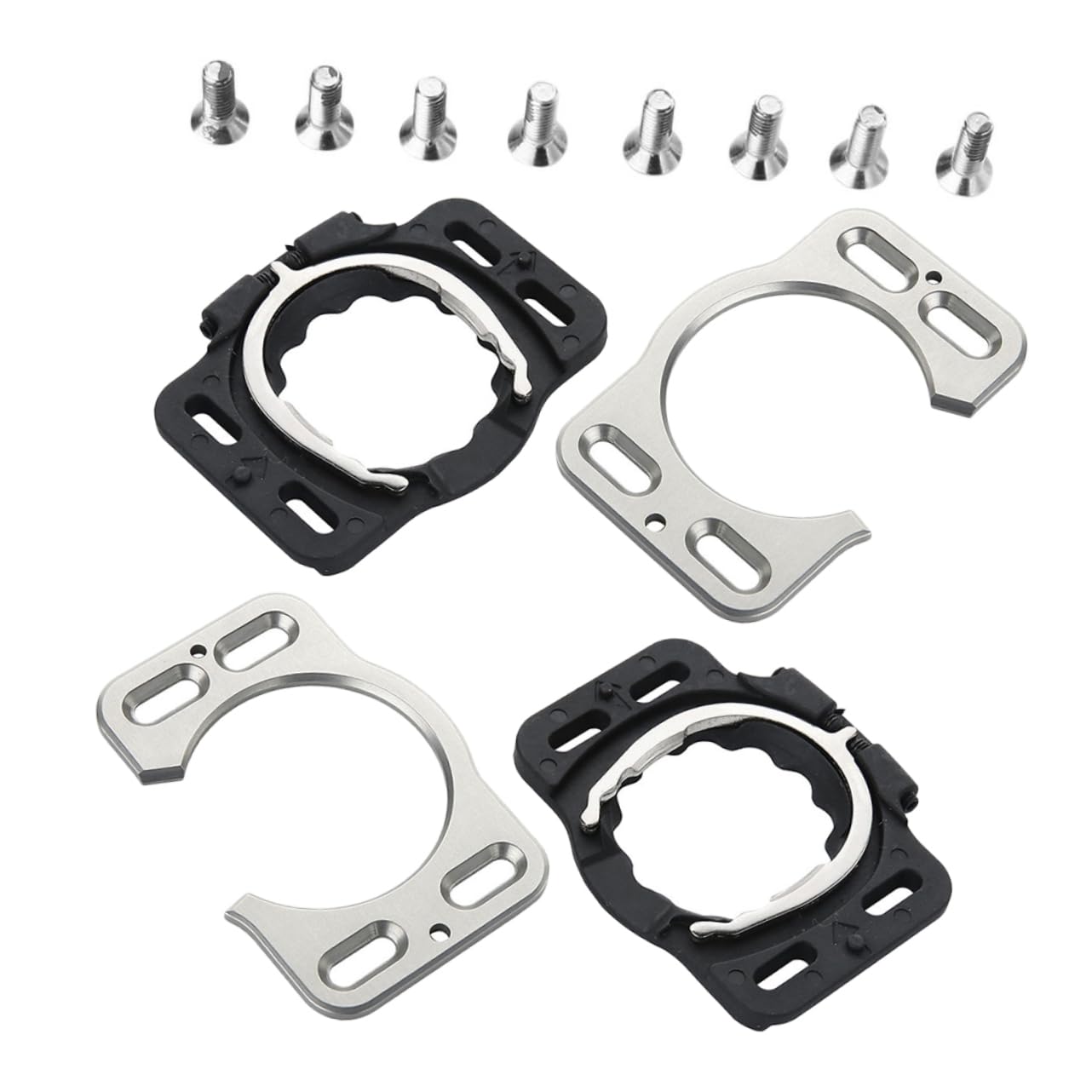 Toyvian 2pezzi Tacchette Per Bici Da Strada Copripedali Adattatore Sgancio Rapido Accessori Per Pedali Da Ciclismo Piastra Per Tacche
