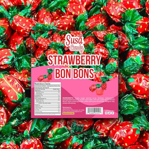Susa Candy Strawberry Filled Bon Bons 1 Pound Bag miniatura 1