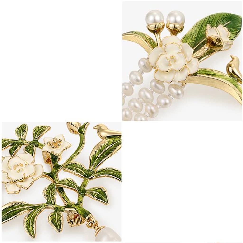 Botanische frische Gartenanzug Brosche Hemd Pin Brosche Frauen Kleidmantelzubehör
