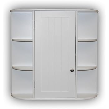 1plus Landhaus Badezimmerschrank Hangend B X T X H 60 X 17 X 58cm Badalona Weiss Amazon De Kuche Haushalt