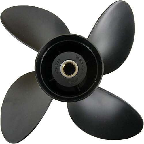 Miniatura 2 de Volvo Penta Nuevo OEM Aluminio 4-Blade RH Hélice, 14.25x19P, 3587522