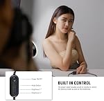 NEEWER Basics 5" Anneau de lumière avec Mini Trépied pour éclairage de conférence vidéo bureau, Clip sur kit de streaming pour moniteur Webcam Ordinateur portable Maquillage Selfies enregistrement vidéo, tenue de nettoyage, BR60