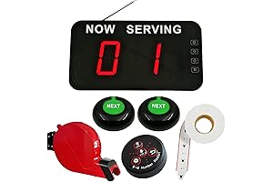 Wireless Take Number Ticket System