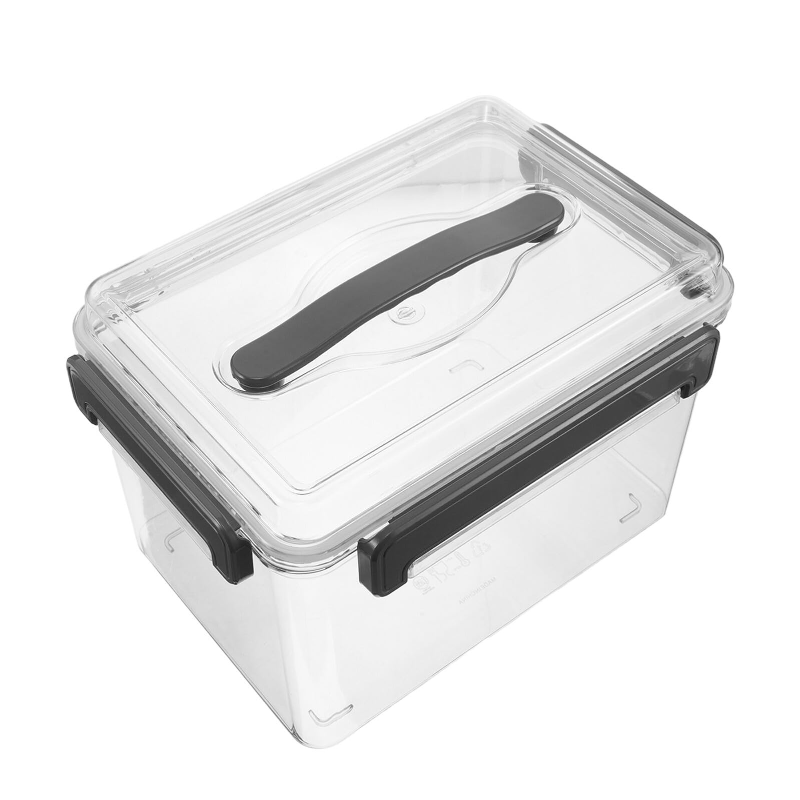 Mobestech Acrylic Camera Lens Organizer Box with Sealed Ring Transparent Protective Hard Case for Digital Camera Lens Storage