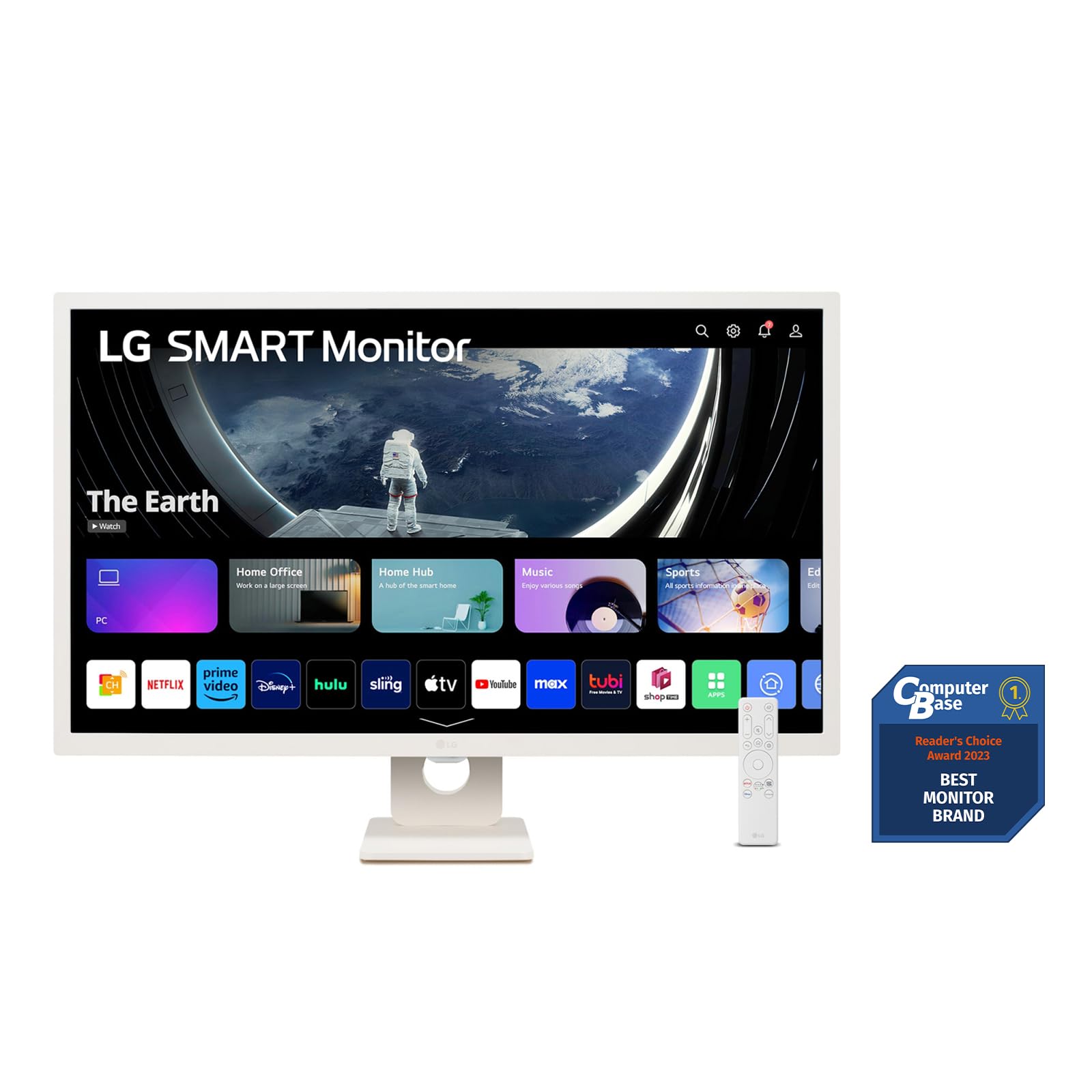 LG MyView 32SR50F-W.AEU (32 Zoll) Full HD IPS Monitor, webOS, HDR10, Weiß