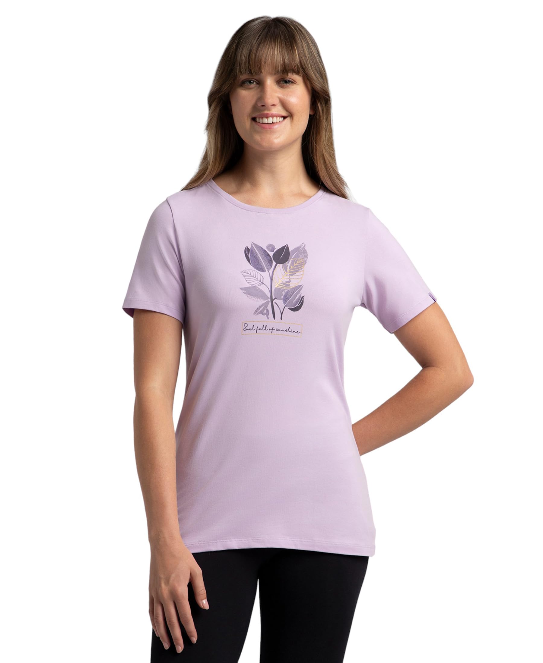 jockey 1361 Women's Super Combed Cotton Elastane Stretch Regular Fit Graphic Printed Round Neck Half Sleeve T-Shirt (Prints May Vary)-picture-22