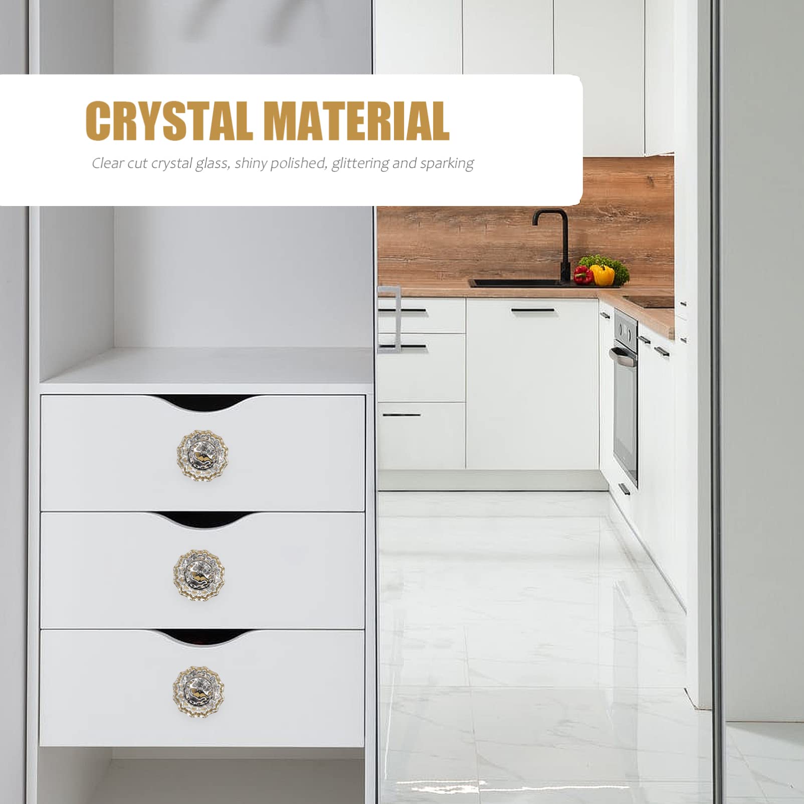Accesorios Muebles Glass Doorknobs Tirador De Cajón O Puerta – Vidrio Transparente Forma De Flor Con Base Cromada – Accesorio Mueble Accesorios Muebles Glass Doorknobs Tirador De Cajón O Puerta – Vidrio Transparente Forma De Flor Con Base Cromada – Accesorio Mueble