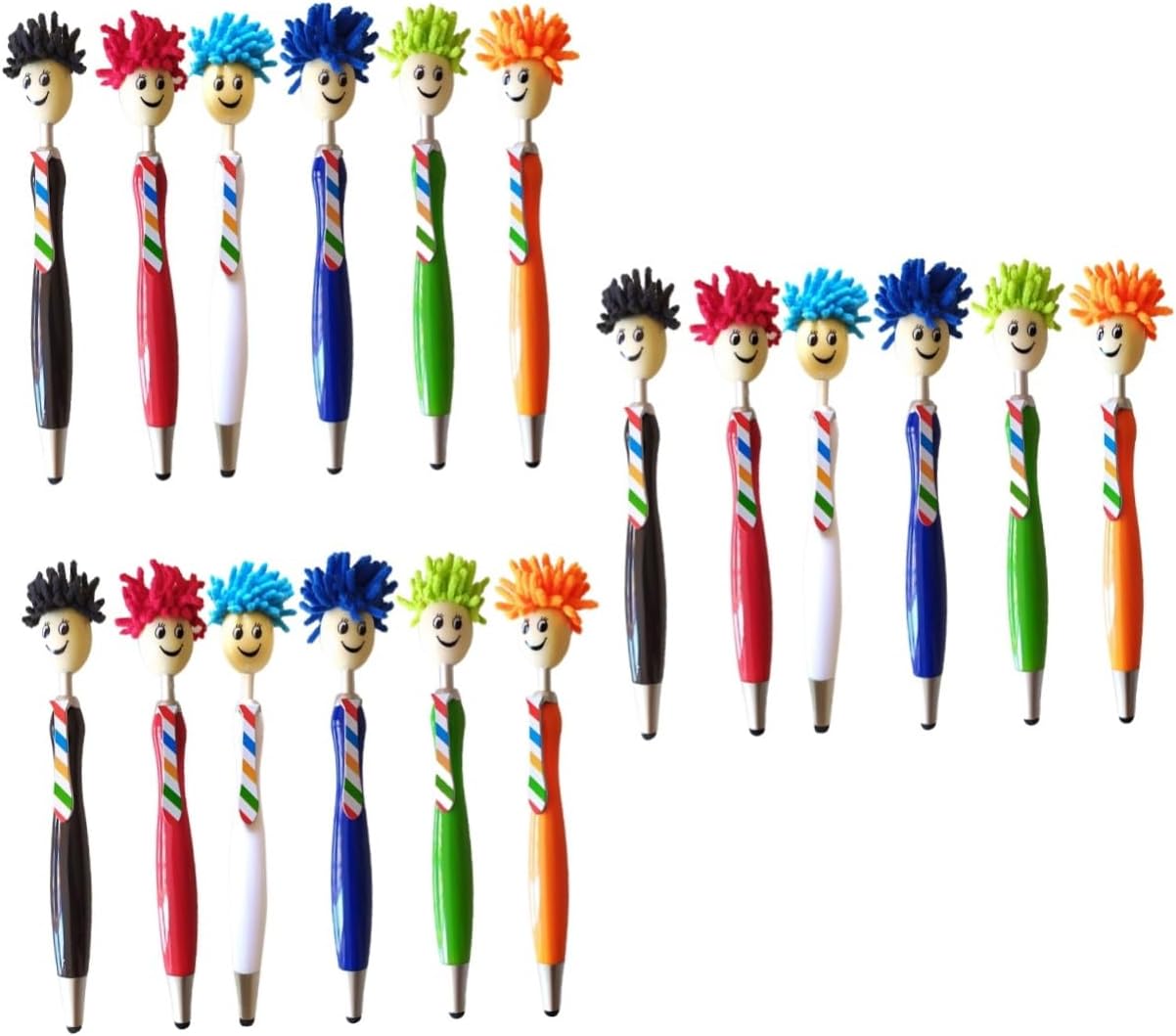 TEHAUX 18 Pcs Gift Pens Fashion Funny Pen Cute Pens Mop