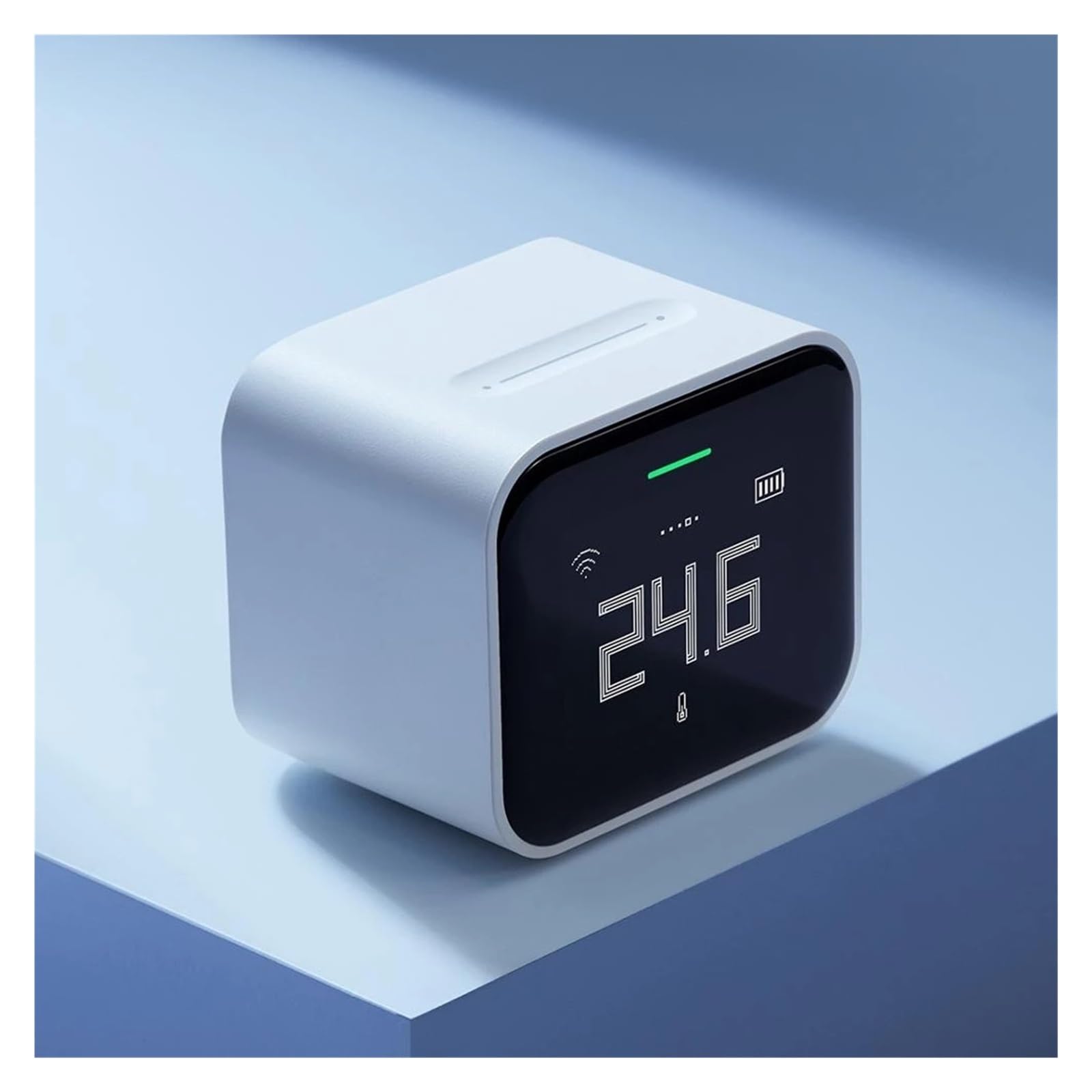 Rilevatore Gas, Monitor a qualità 'aria Rilevatore di CO2 Umidità a temperatura Sensore intellinte Display LCD Lavoro di automazione a vita domestica