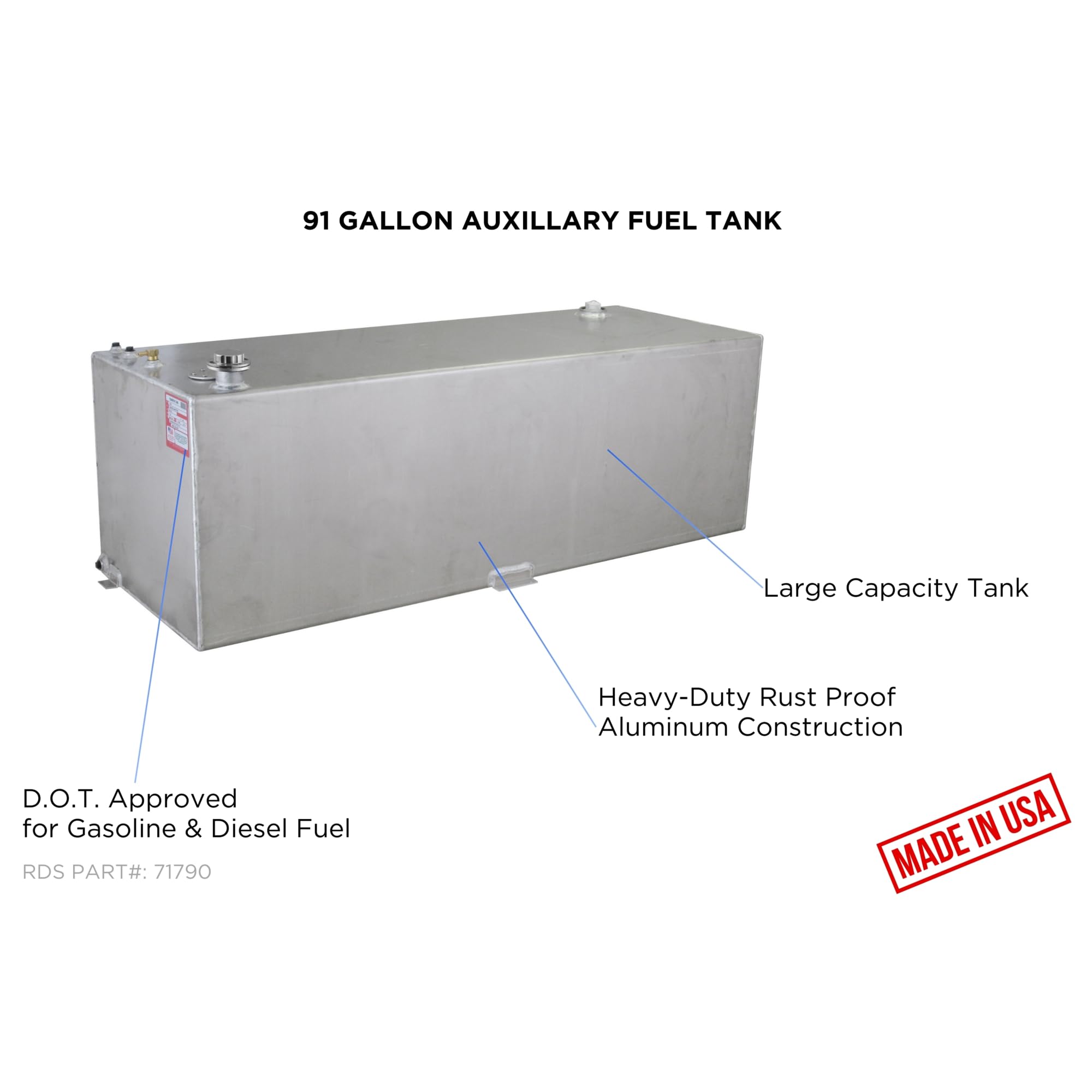 Amazon.com: RDS MFG INC - 71790 Liquid Transfer Tank 91Gal