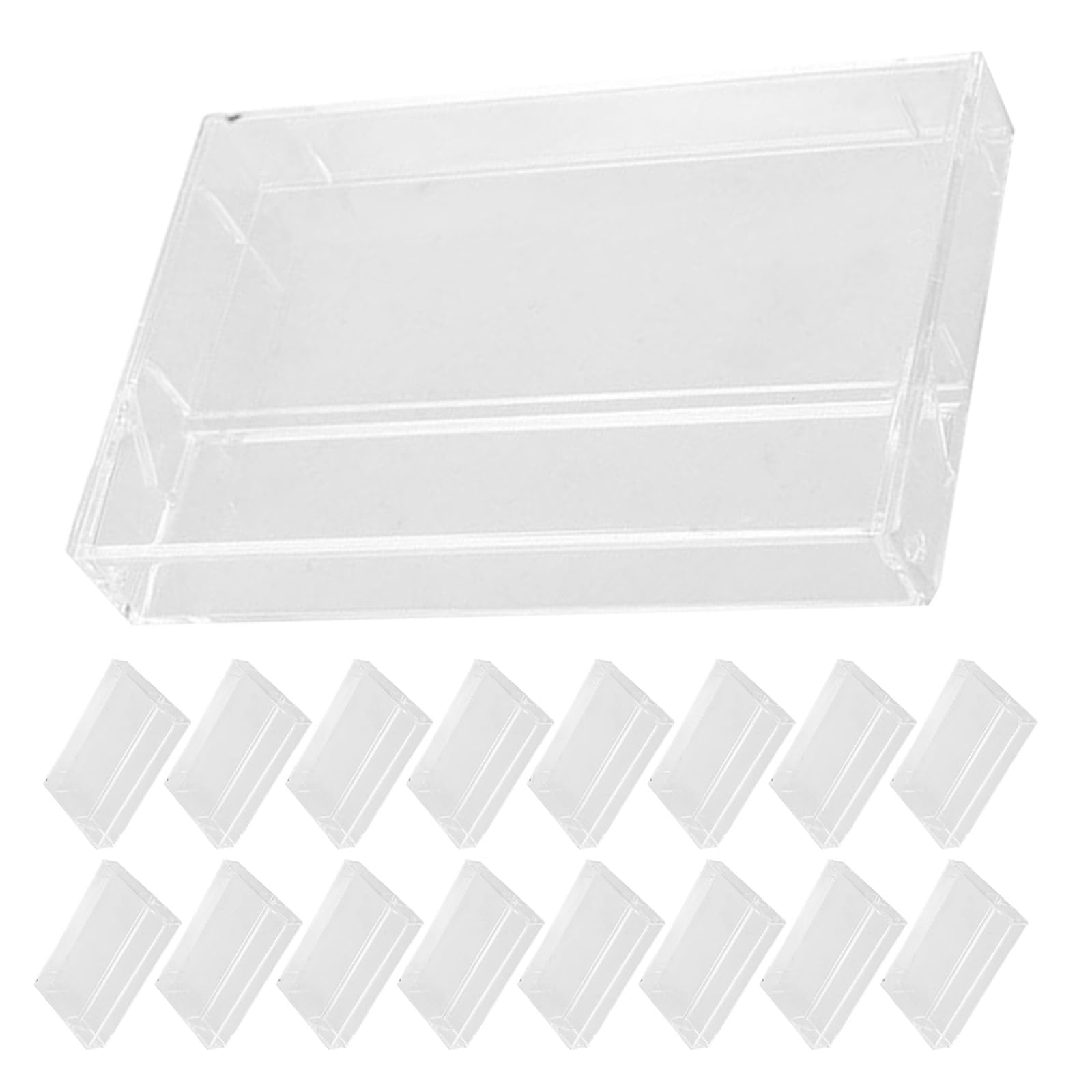 Présentoir pour Cassettes Audio en Plastique Transparent de Qualité Supérieure - Style Vintage