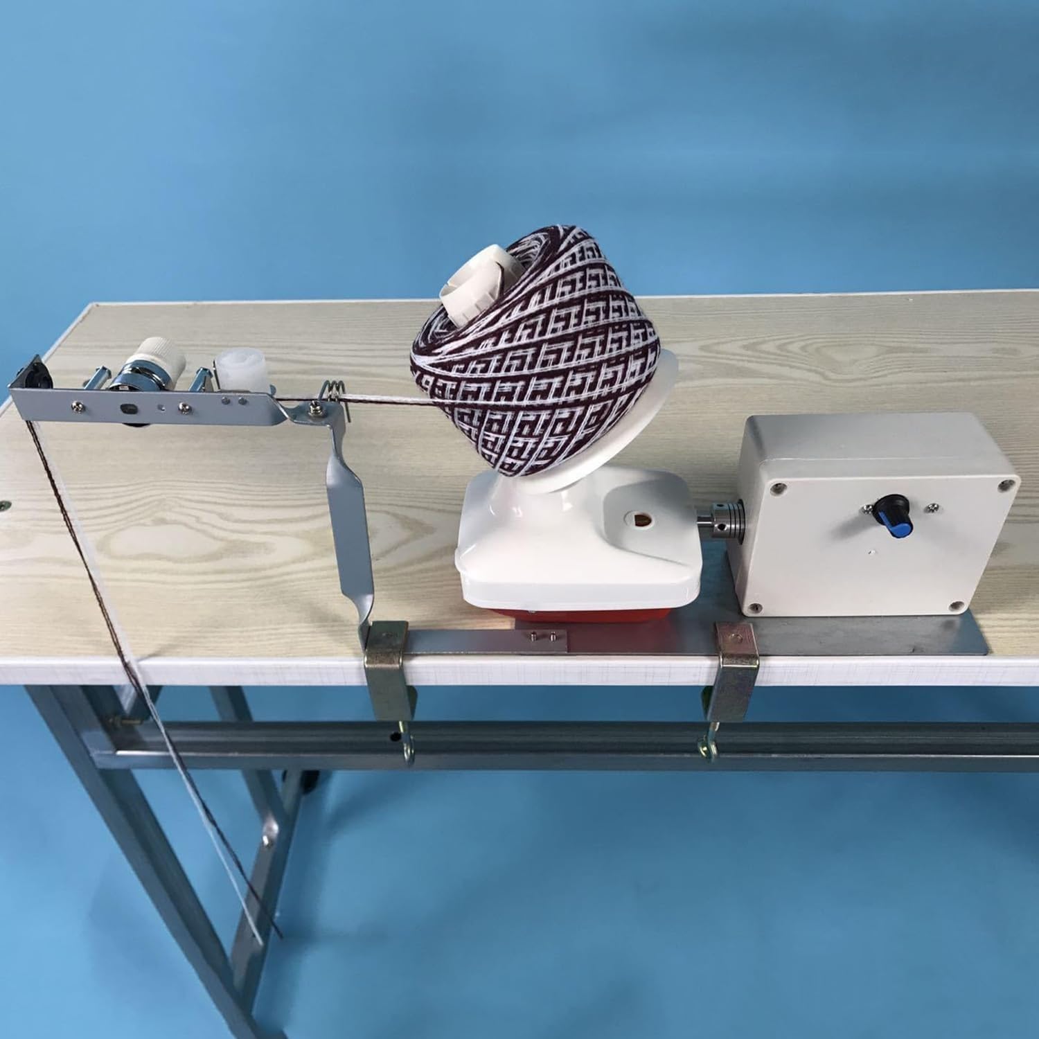 Bobinadora De Ovillos De Hilo, Organizador Eléctrico De Ovillos De Hilo Con Vibración, Rodillo De Tejido Automático, Capacidad Máxima De Bobinado De 500 G, For Herramienta De Envoltura De Hilo Normal