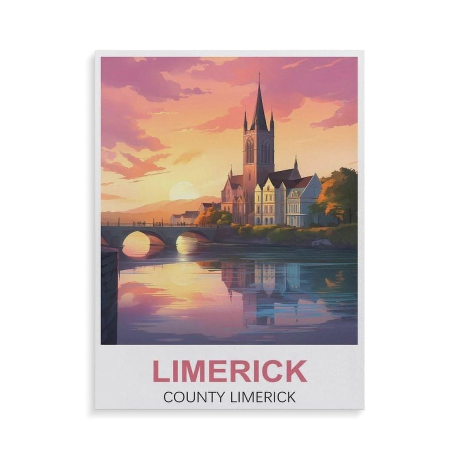 Limerick, County Limerick, Ireland，Jigsaw Puzzle 1000 Piece Game Artwork Travel Souvenir（75x50cm）-GS45