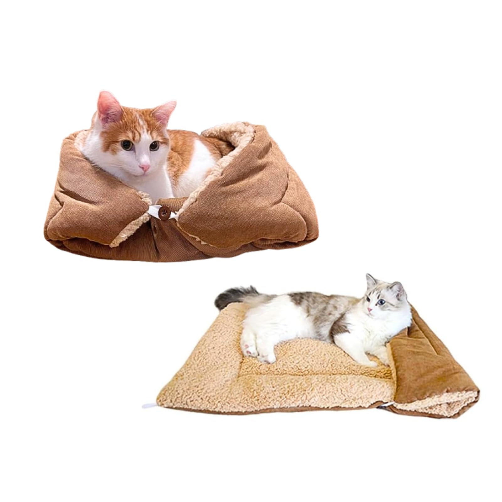 Amazon.co.jp: 猫ベッド ペットベッド ペットマット 猫用毛布 4WAY切替