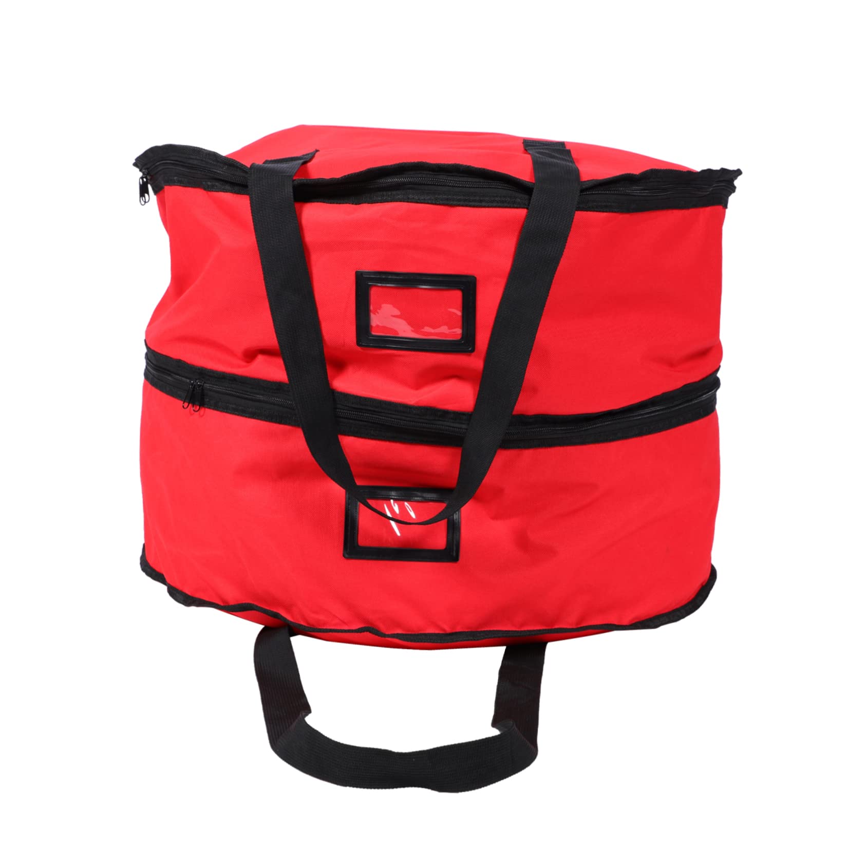 BUTIFULSIC 1pc Double Layered Wreath Storage Bag Capacity Garland Holder for Christmas Decor for Holiday Wreath Organization