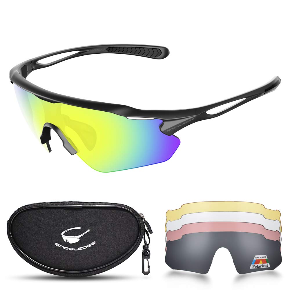 Cycling Glasses, TR90 Unbreakable Frame Polarized Anti-UV400 Sports Sunglasses