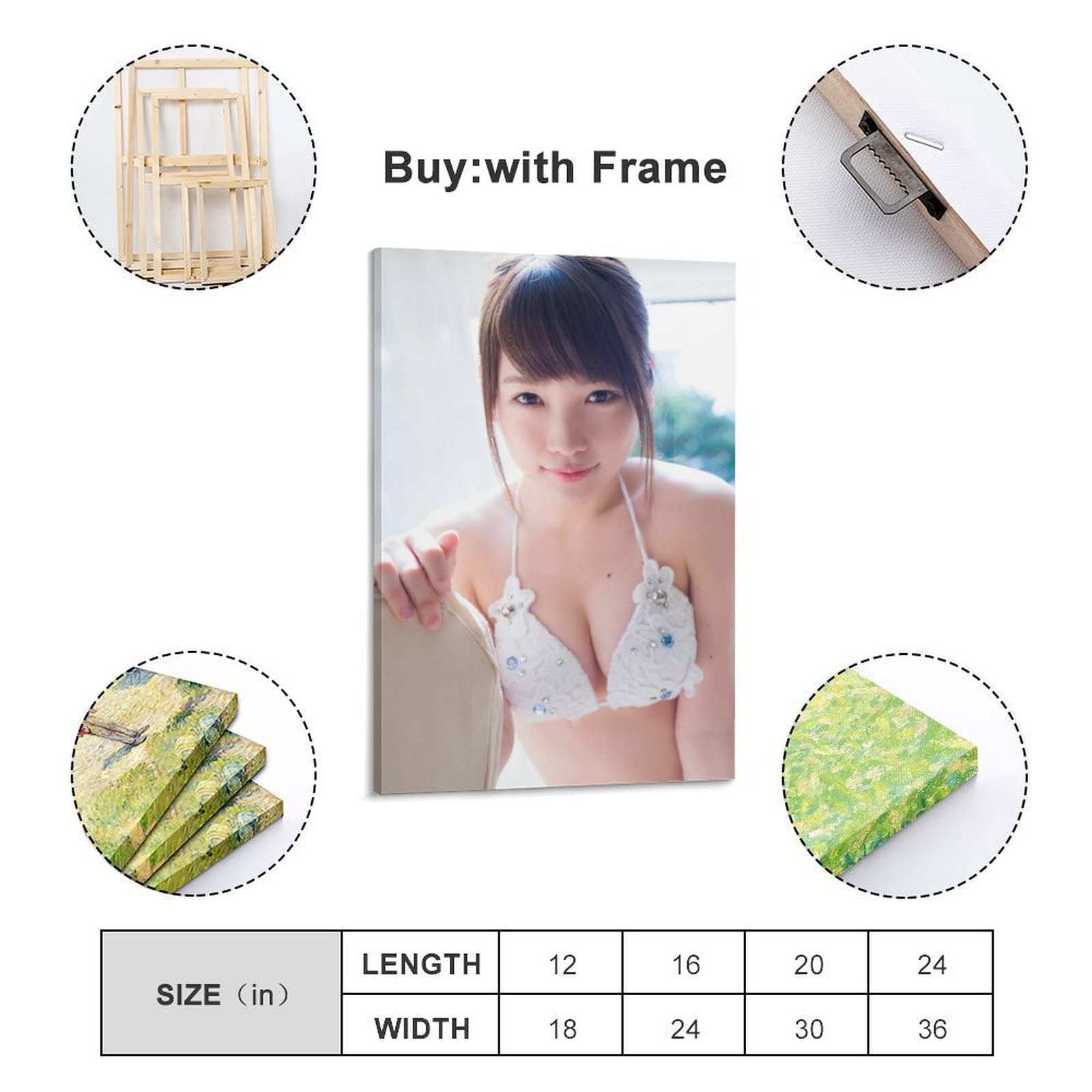 Amazon.co.jp: 川栄李奈 AKB48女優セクシーな写真ポスター水着アート