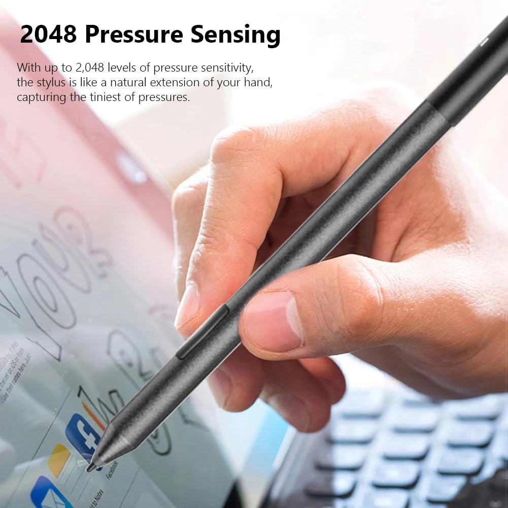 Bluetooth Active Pen für Dell PN557W, PN556W für Latitude 5300 5310 7210 9410 9510 7389 7285 5289 5285 5290 5300 7200 7400 XPS 15 (9577) 5) 936. 5 2-in-1-Tablets