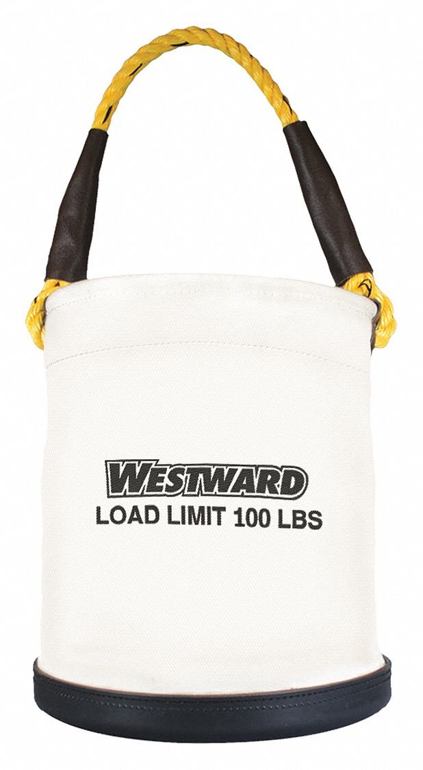 Westward Bucket Tool Organizer, Natural Canvas Natural Canvas Includes Nails and Tapes 53JW39-1 Each