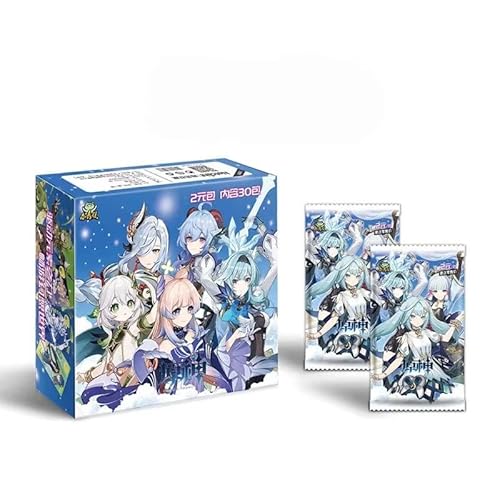 Aiukiu Genshin Impact Collectible Card Game Booster Packs-Tcg Booster Packs Trading Card #TOP1