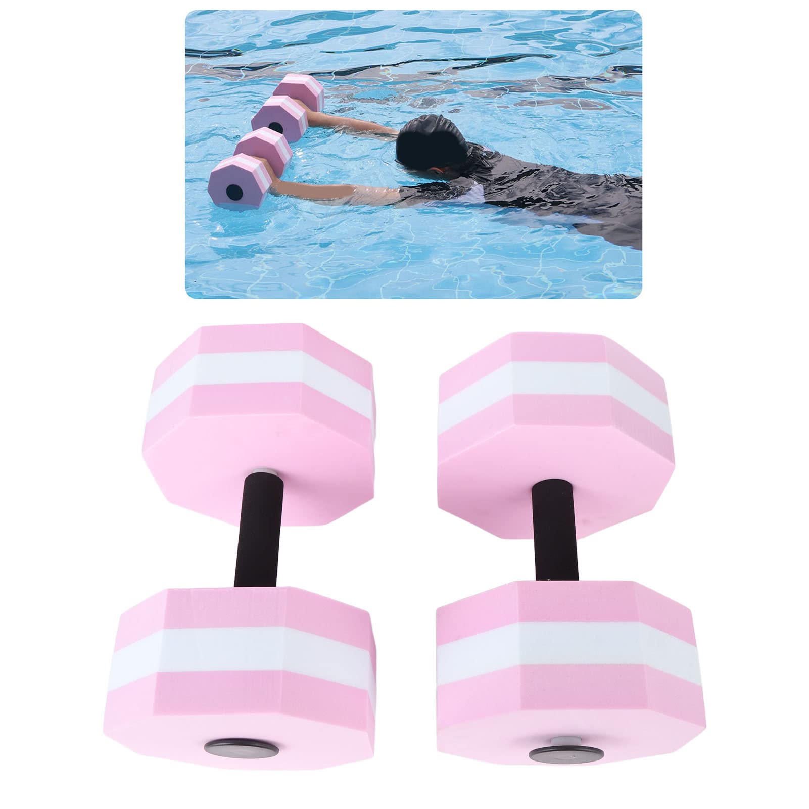 Set van 2 Water Dumbbells - EVA Halters voor Aqua Fitness & Zwemtraini