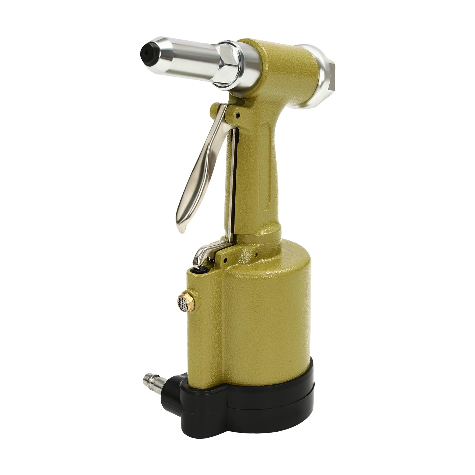 Pistola de remachado de aire comprimido, pistola de remaches ciegos con 4 boquillas (2,4 mm, 3,2 mm, 4,0 mm, 4,8 mm), longitud de carrera de 14 mm, remachadora neumática 8700N