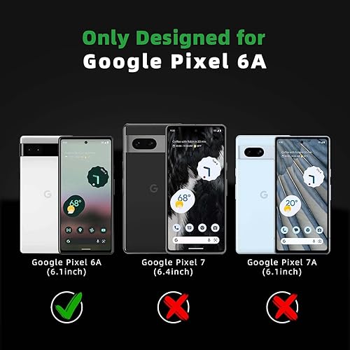 Miniatura 8 de Protector de pantalla de privacidad para Google Pixel 6a, vidrio templado de privacidad, Pixel 6a, dureza 9H antiarañazos, película de vidrio