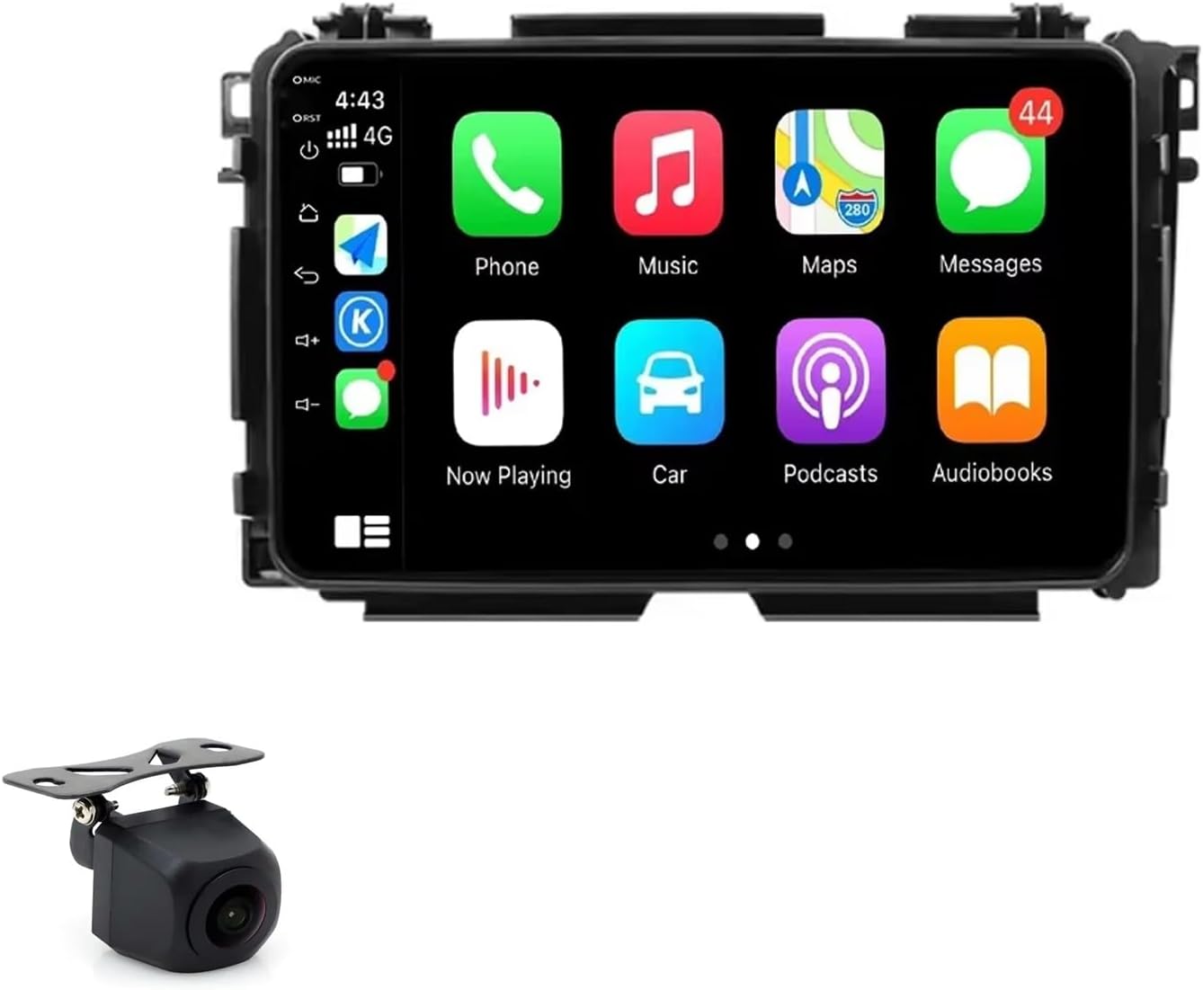 Android 13 Car Stereo for Honda Vezel HR-V HRV 2015-2017 9" Touchscreen Car Radio Support Sat GPS WiFi BT SWC RDS with Wireless CarPlay Android Auto USB Backup Camera(1G+32G)