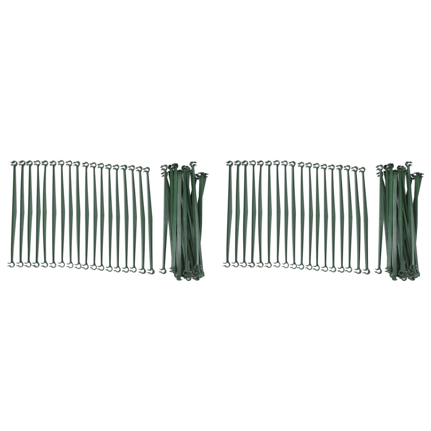 Mcnhbdgg 72PCS Stake Arms for Tomato Cage 11.8 Inch Plastic Expandable Plant Supports Trellis Connectors for Climbing Plants
